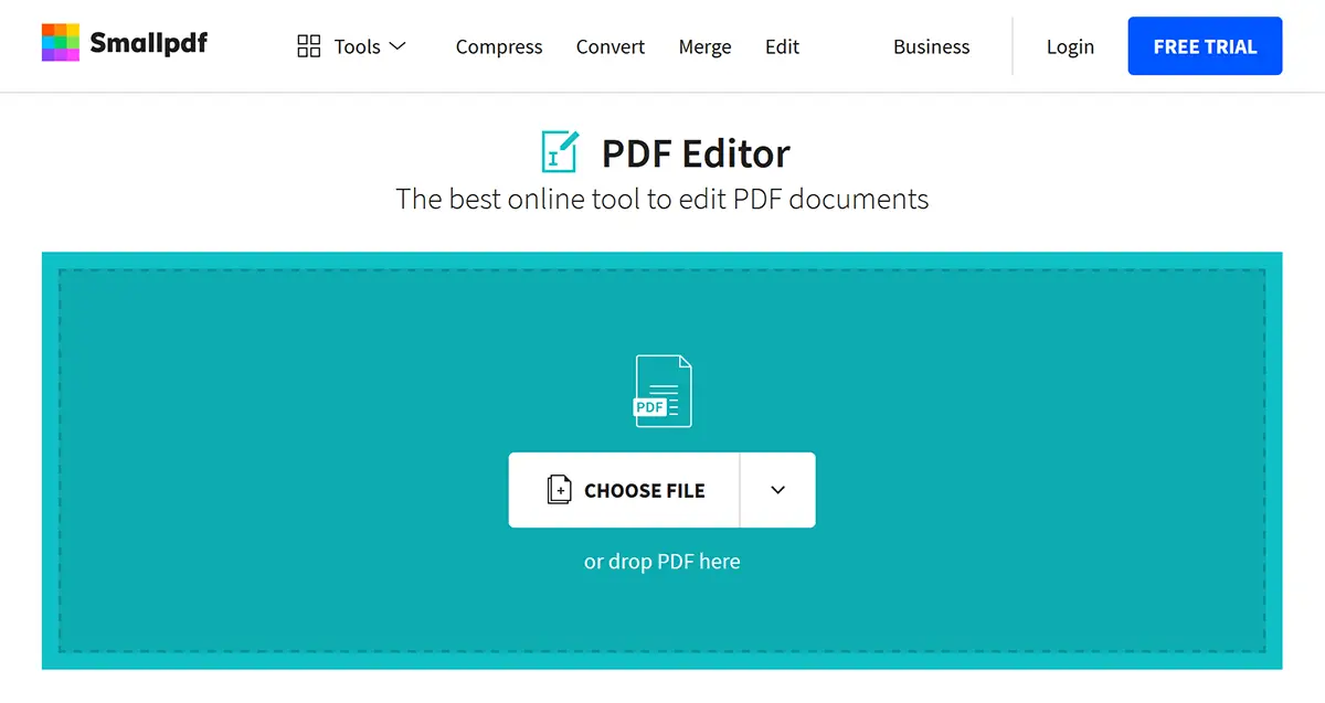 Ein Beispiel unter vielen, um PDF kostenlos zu editieren